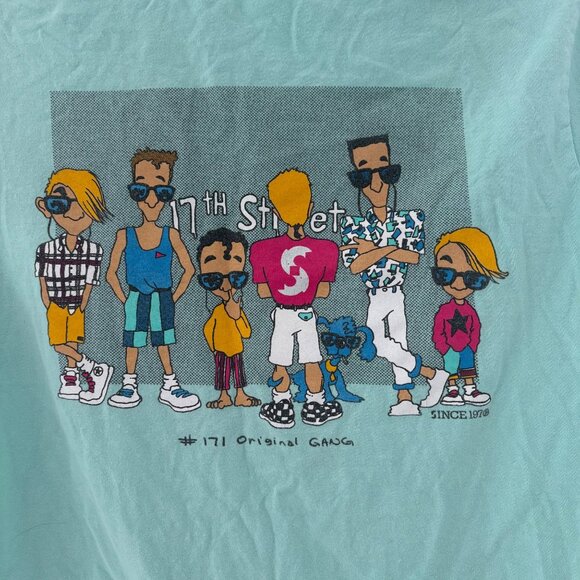 17th Street Surf Shop Virginia Beach Tee w Graphic on‎ Back Women’s size Small - Picture 6 of 10